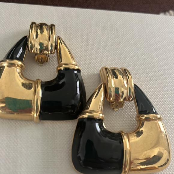 •VINTAGE GIVENCHY EARRING ESTATE SALE CLIP TRUNK SHOW MAXIMALIST• - Picture 5 of 8